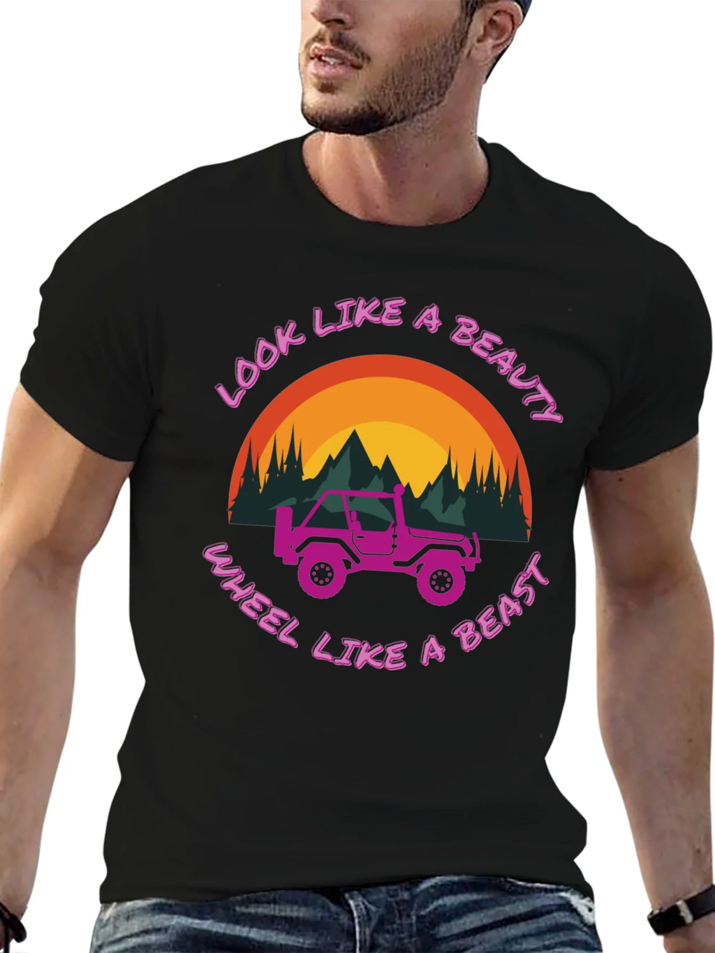 Look Like A Beauty Wheel A Beast T-Shirt product image 6