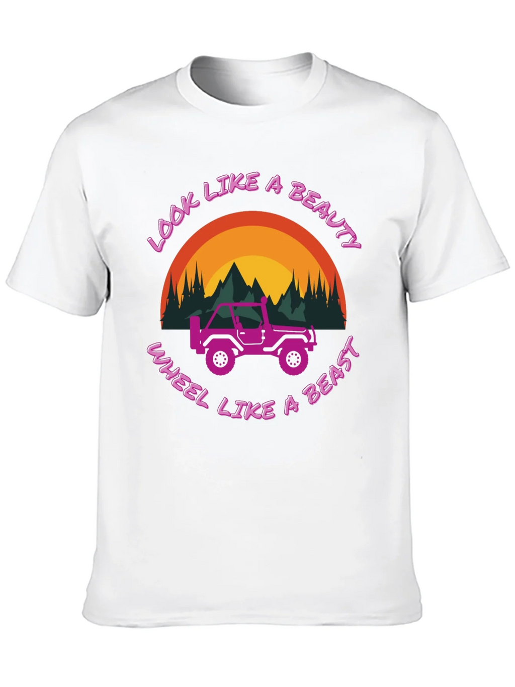 Look Like A Beauty Wheel A Beast T-Shirt product image 9