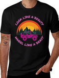 Look Like A Beauty Wheel A Beast T-Shirt product image 1