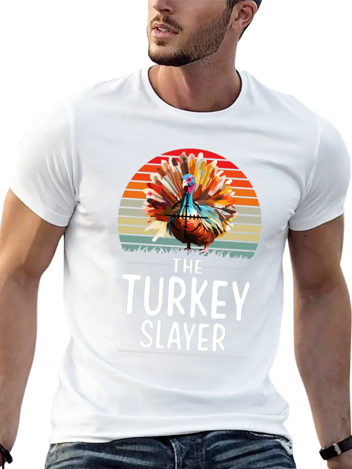 Turkey Slayer Graphic T-Shirt - Thanksgiving Apparel product image 12