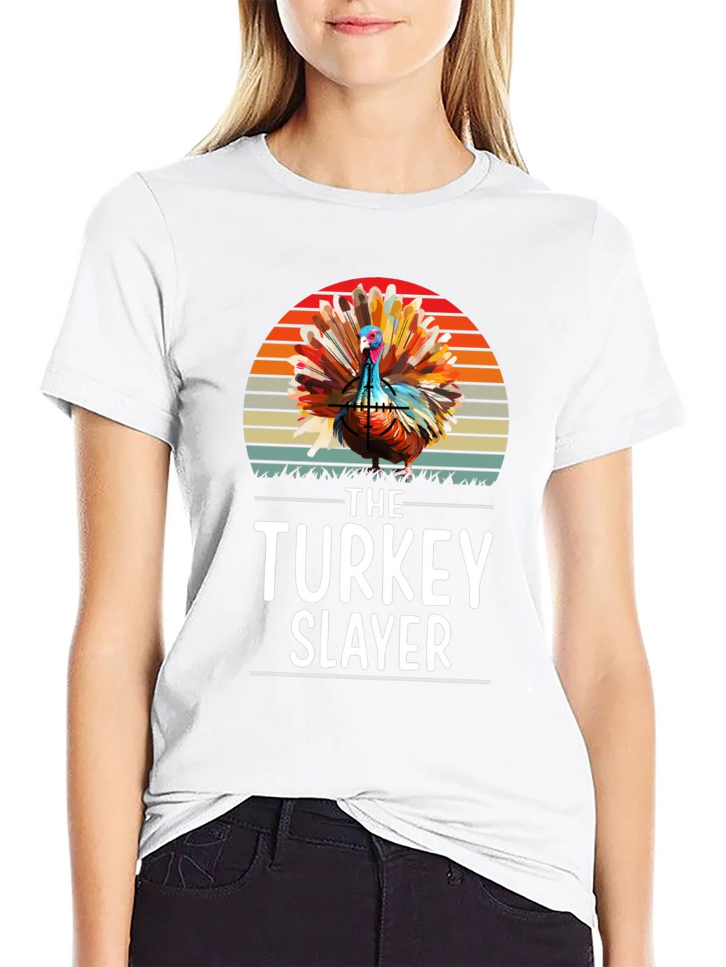 Turkey Slayer Graphic T-Shirt - Thanksgiving Apparel product image 8