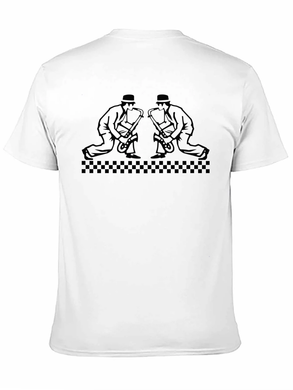 Saxophone Men Graphic Black T-Shirt product image 10