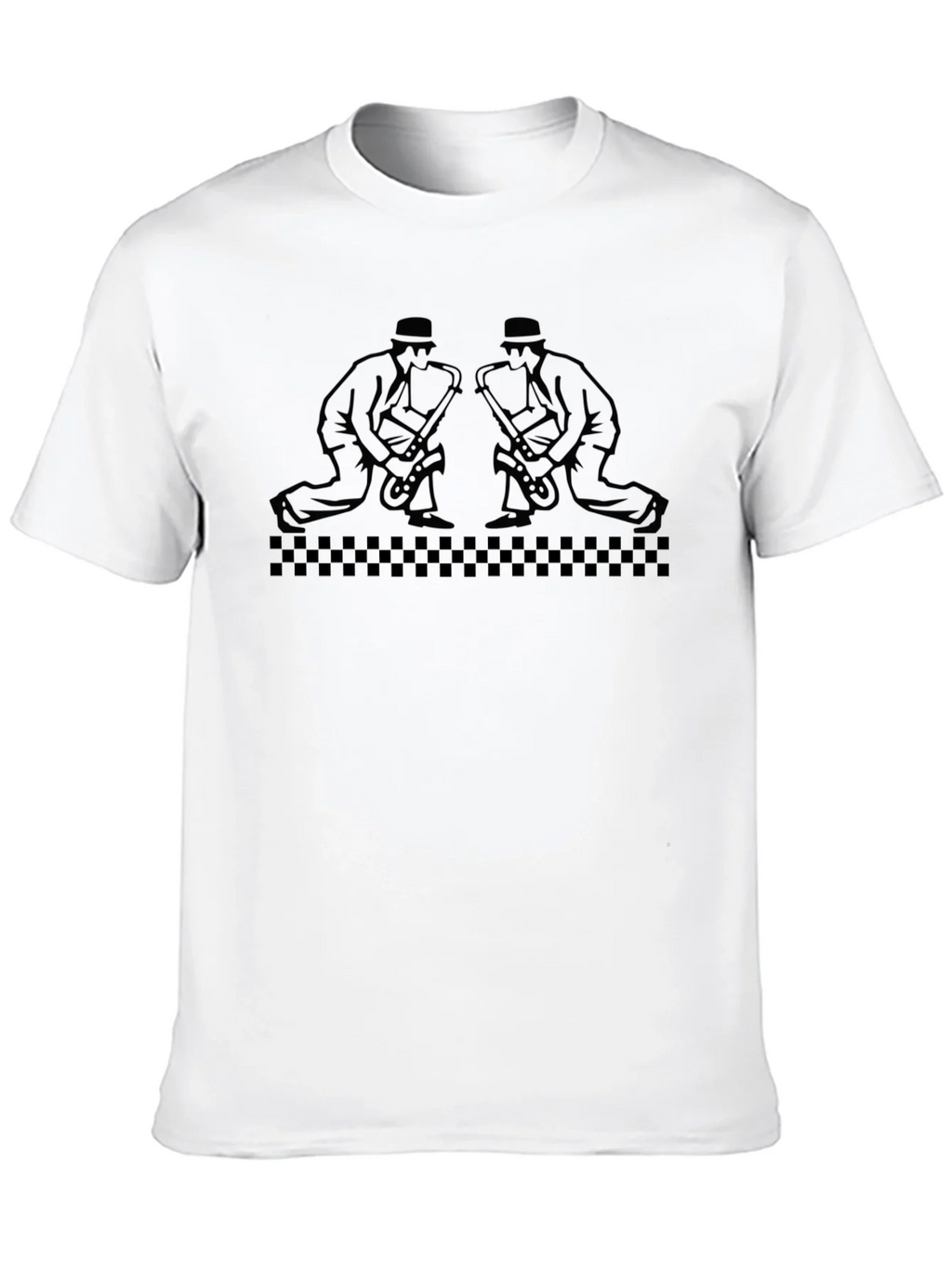 Saxophone Men Graphic Black T-Shirt product image 9