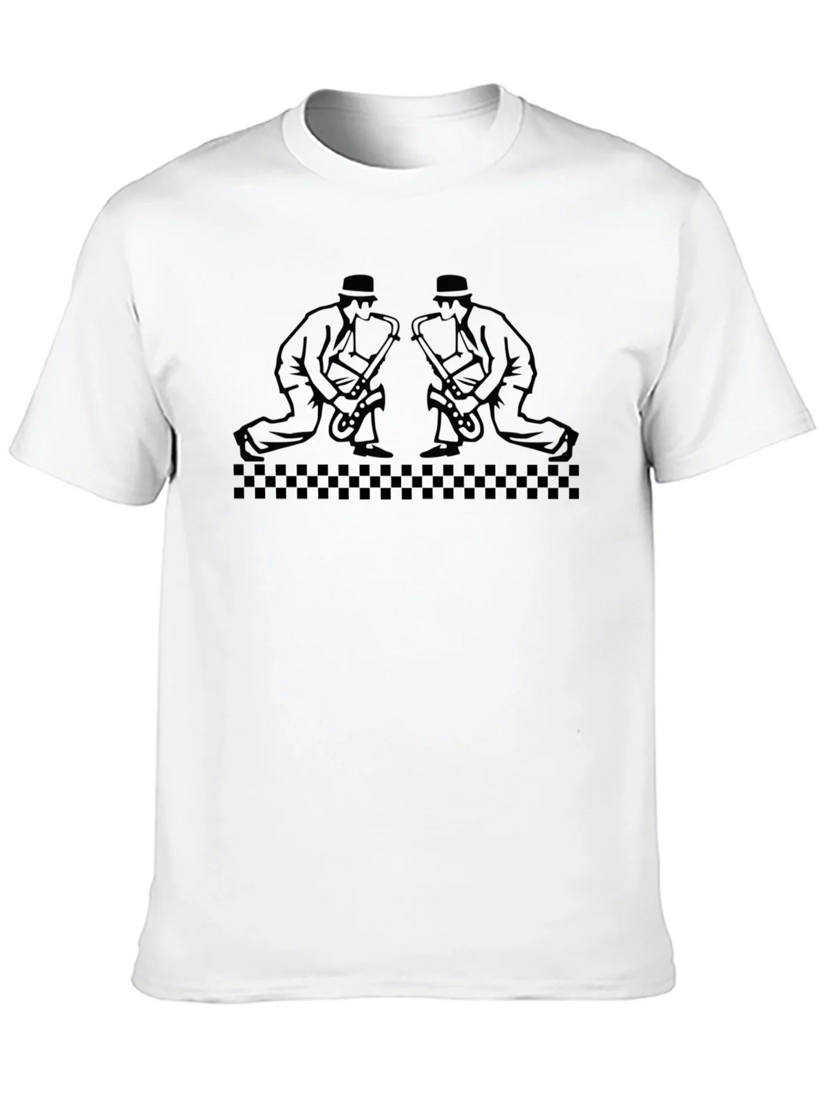 Saxophone Men Graphic Black T-Shirt product image 9