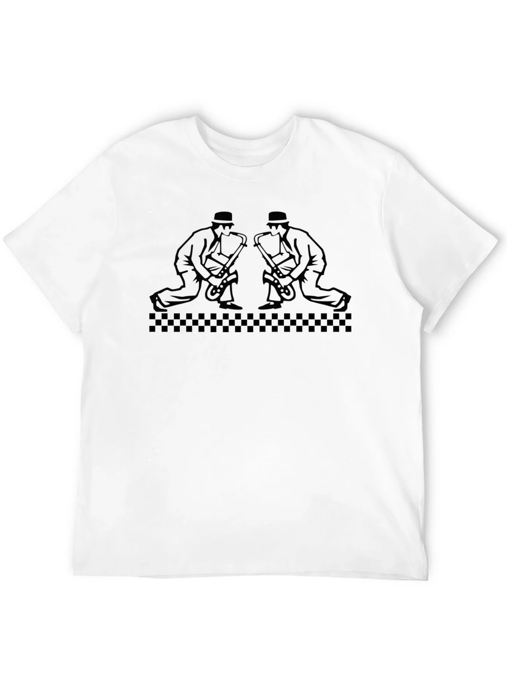 Saxophone Men Graphic Black T-Shirt product image 11