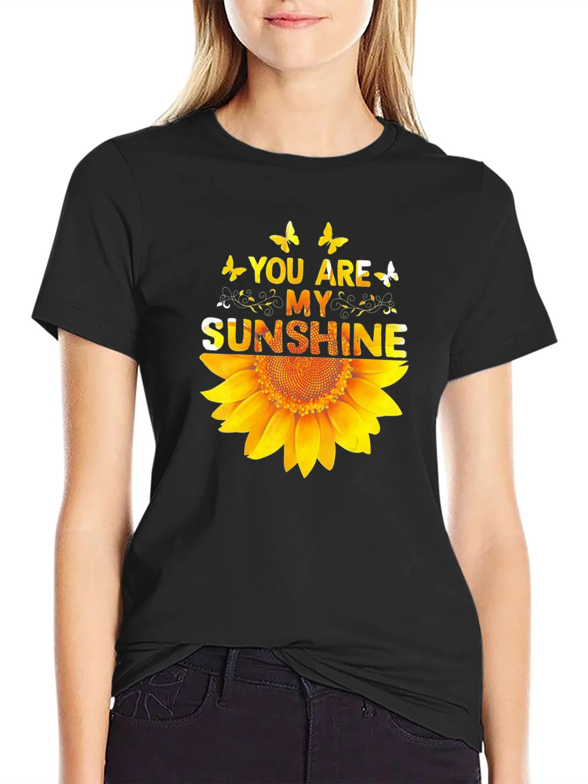 You Are My Sunshine Sunflower Graphic T-Shirt product image 2