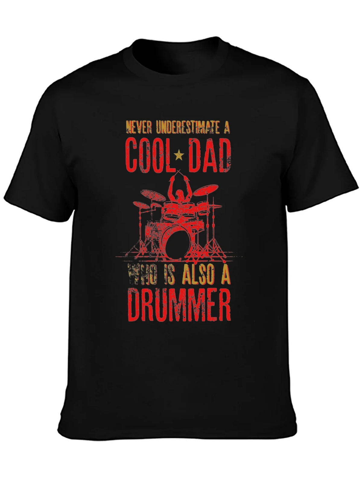 Cool Dad Drummer Graphic Tee - Unique Musician Father Gift product image 3
