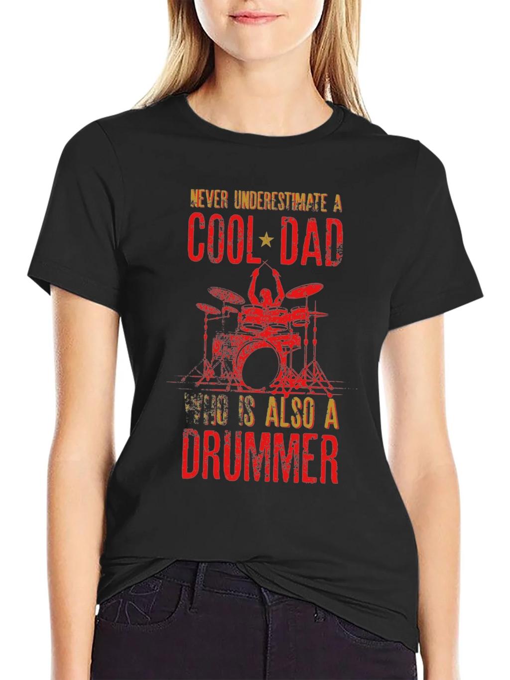 Cool Dad Drummer Graphic Tee - Unique Musician Father Gift product image 2