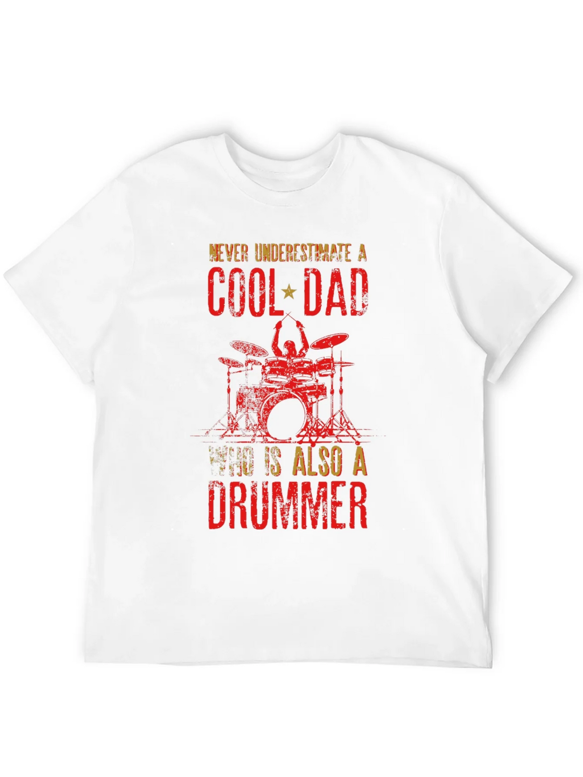 Cool Dad Drummer Graphic Tee - Unique Musician Father Gift product image 11