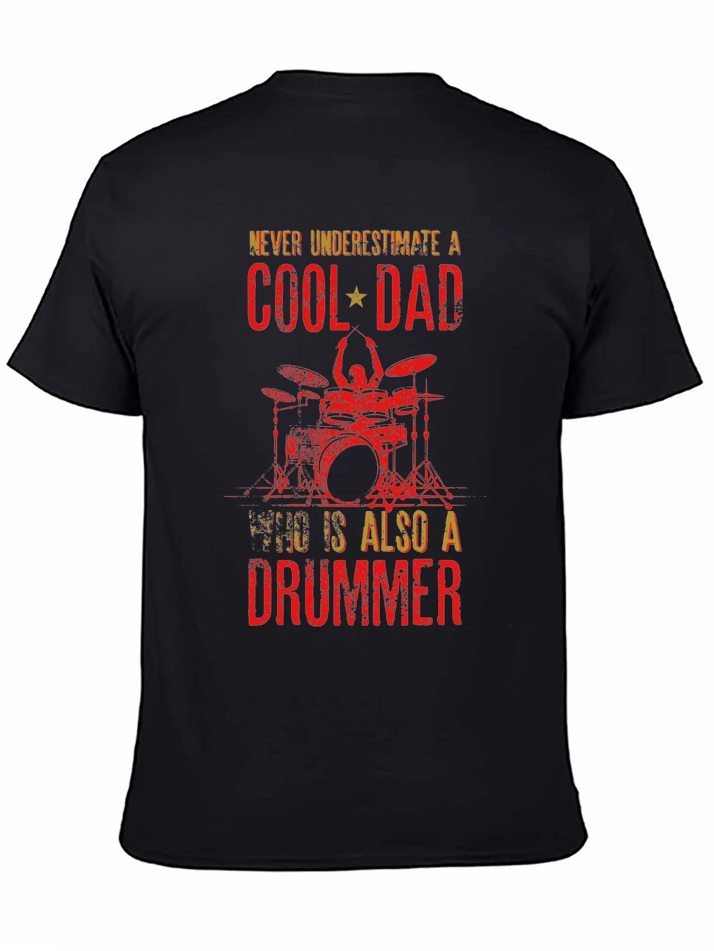 Cool Dad Drummer Graphic Tee - Unique Musician Father Gift product image 4