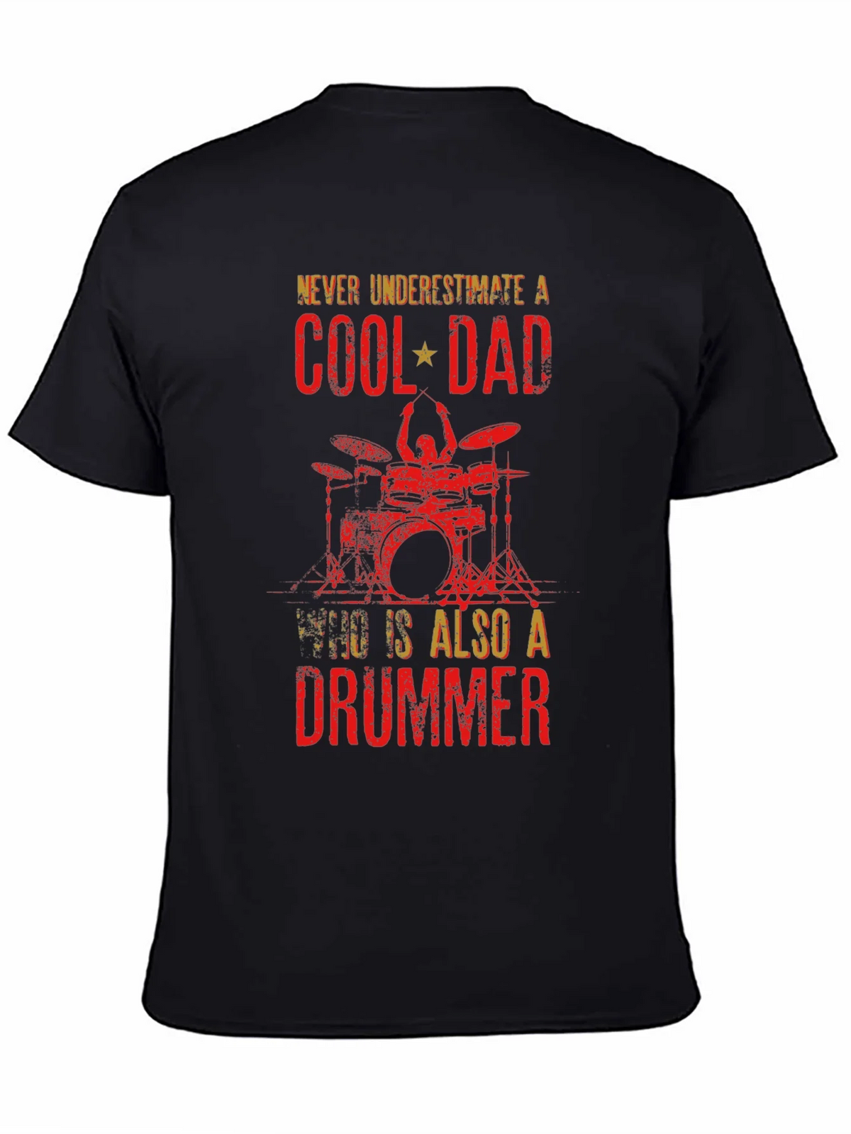Cool Dad Drummer Graphic Tee - Unique Musician Father Gift product image 4