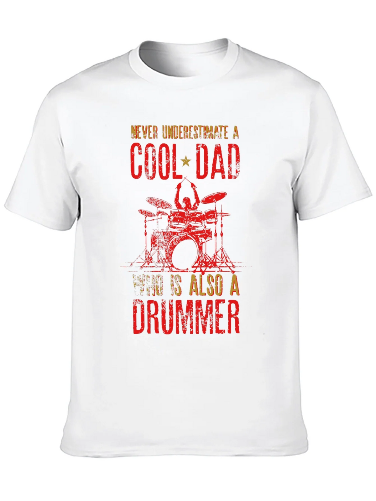 Cool Dad Drummer Graphic Tee - Unique Musician Father Gift product image 9