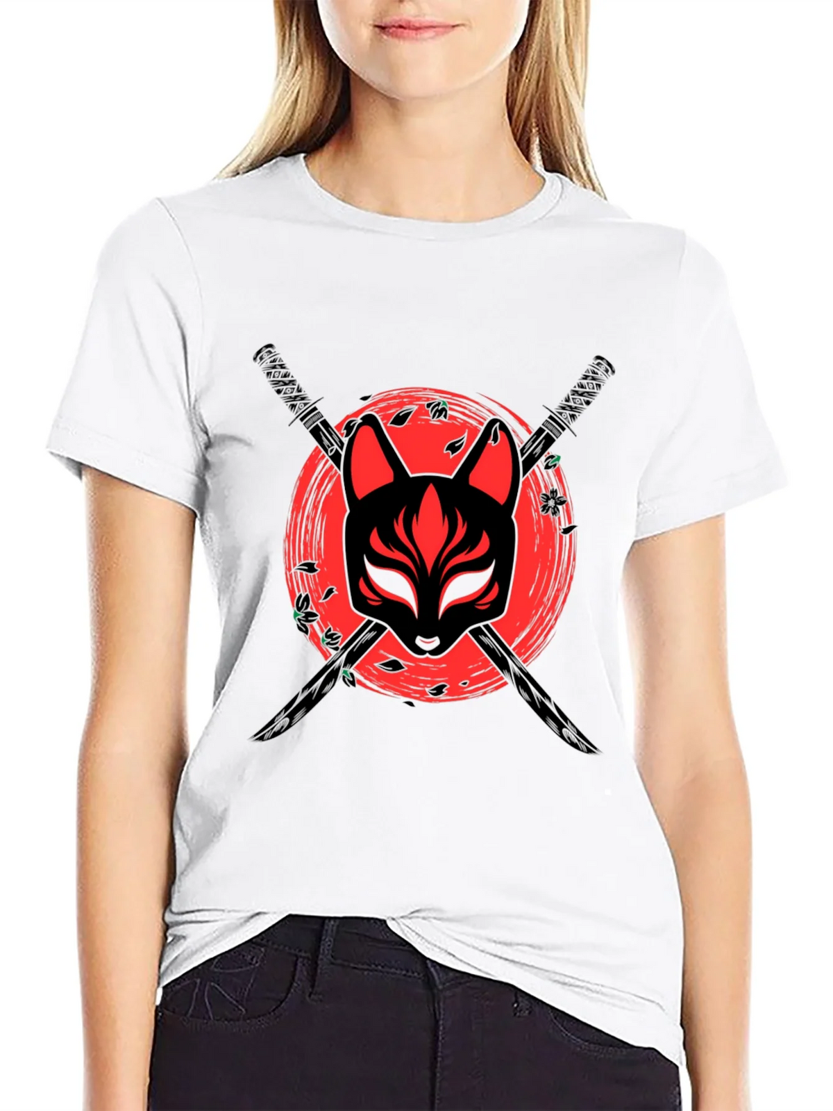 Samurai Fox Mask T-Shirt product image 7
