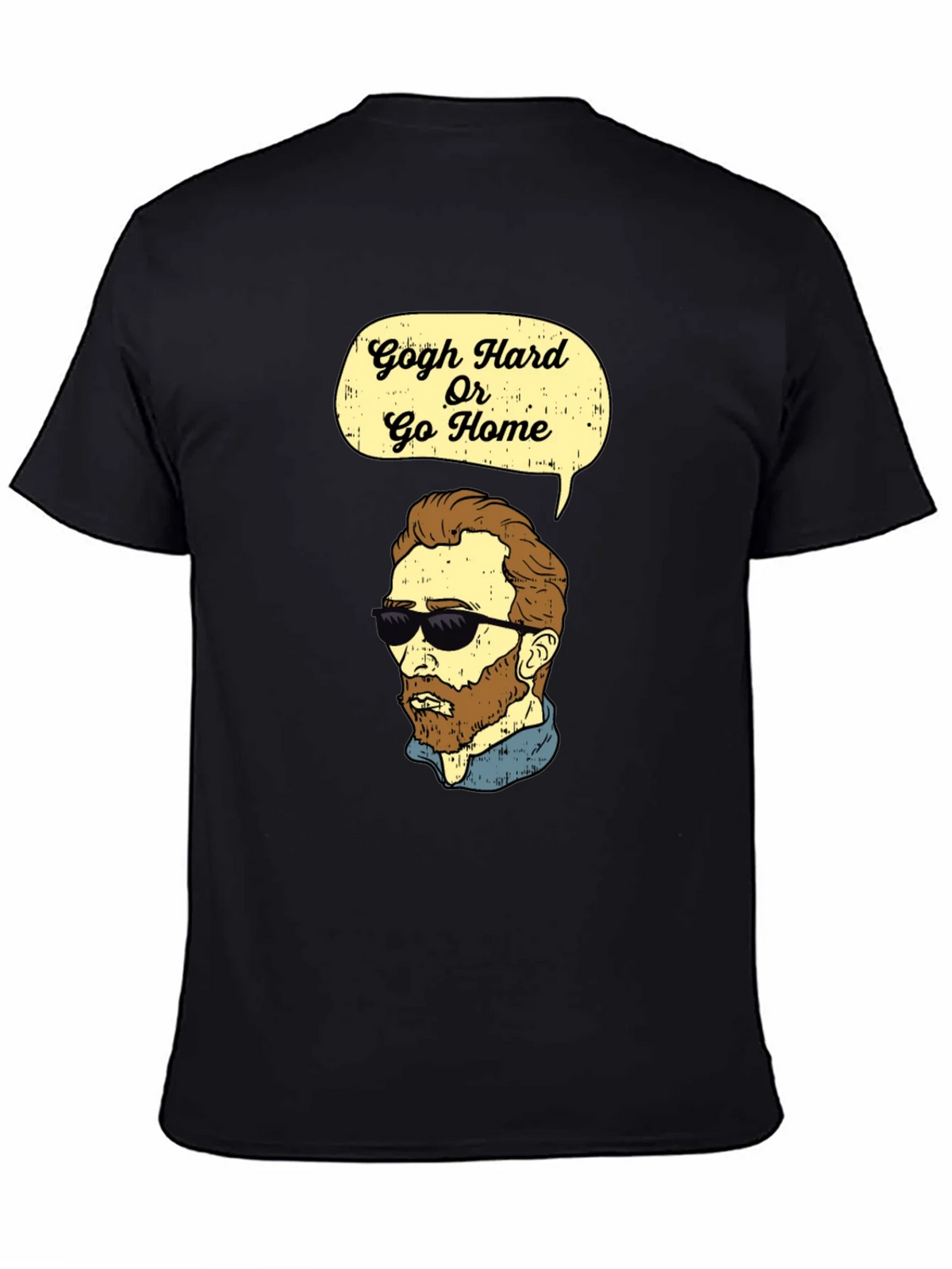 Gogh Hard Or Go Home Graphic T-Shirt product image 4