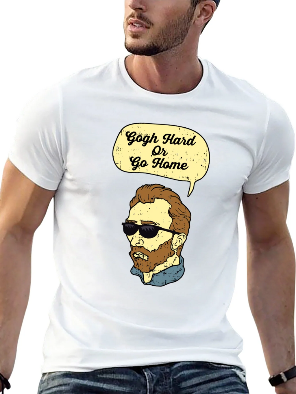 Gogh Hard Or Go Home Graphic T-Shirt product image 11