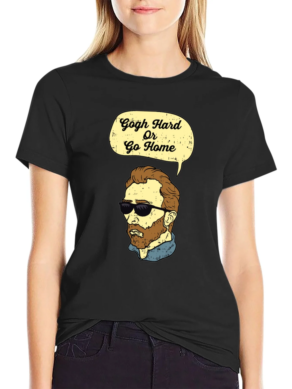Gogh Hard Or Go Home Graphic T-Shirt product image 2