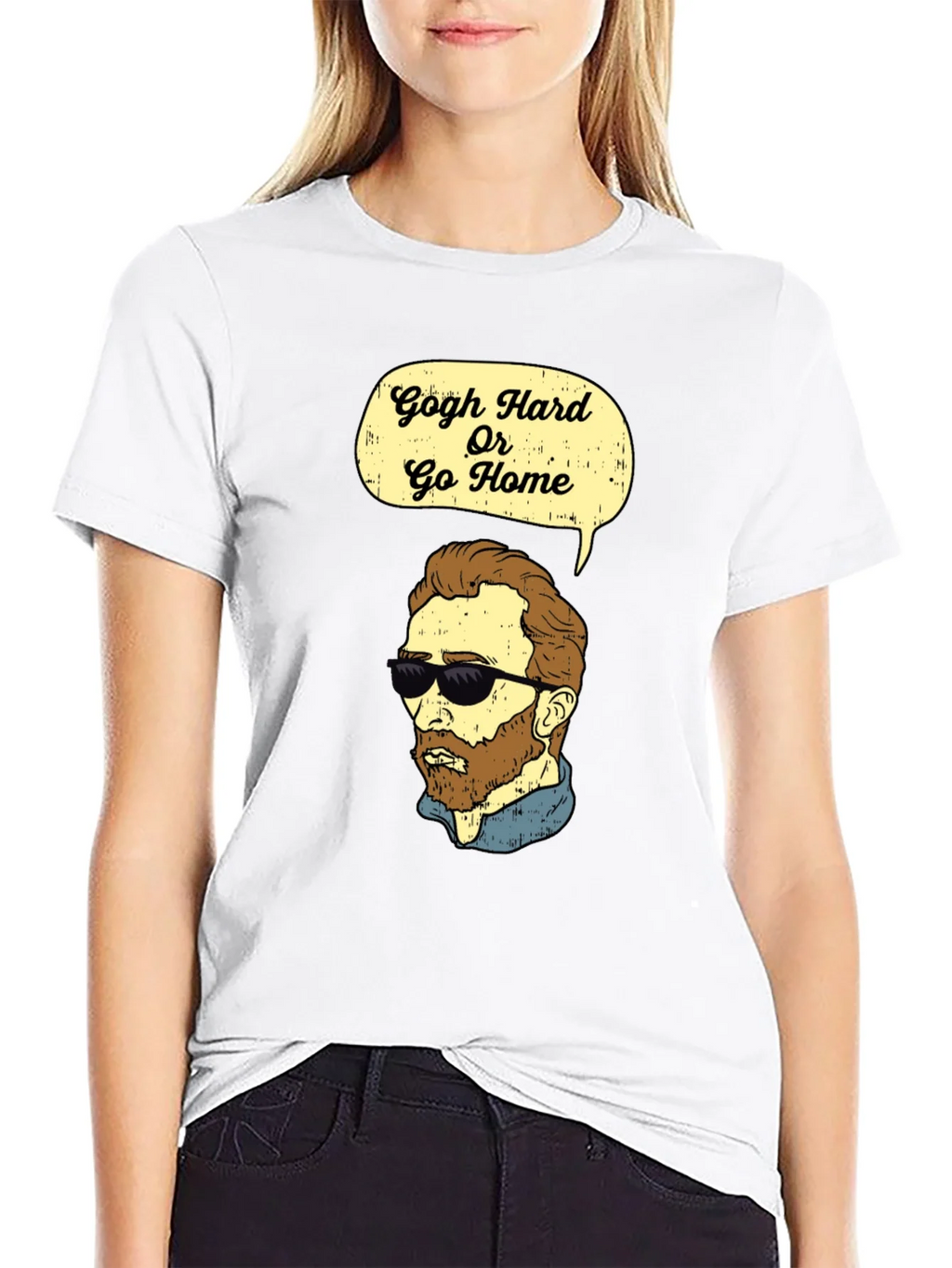 Gogh Hard Or Go Home Graphic T-Shirt product image 8