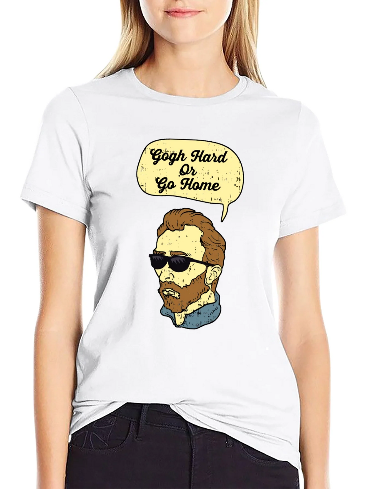 Gogh Hard Or Go Home Graphic T-Shirt product image 8