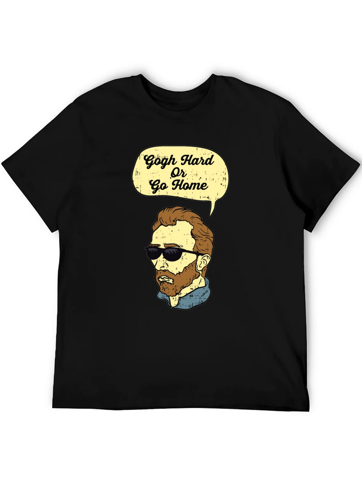 Gogh Hard Or Go Home Graphic T-Shirt product image 5