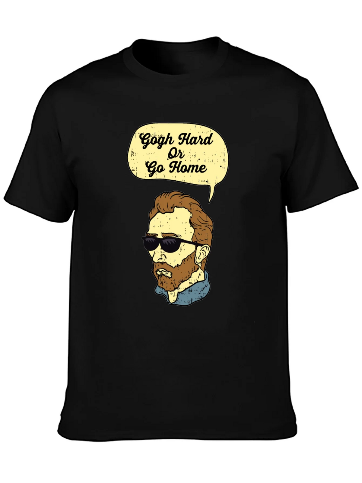 Gogh Hard Or Go Home Graphic T-Shirt product image 3