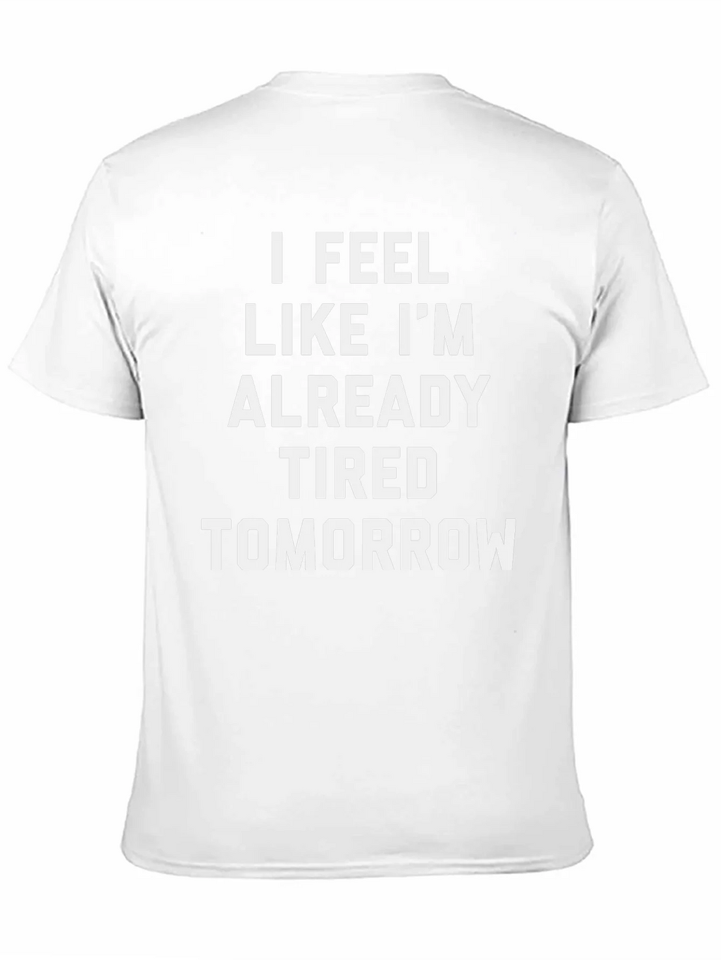 Funny Tired Tomorrow Black Graphic T-Shirt product image 10