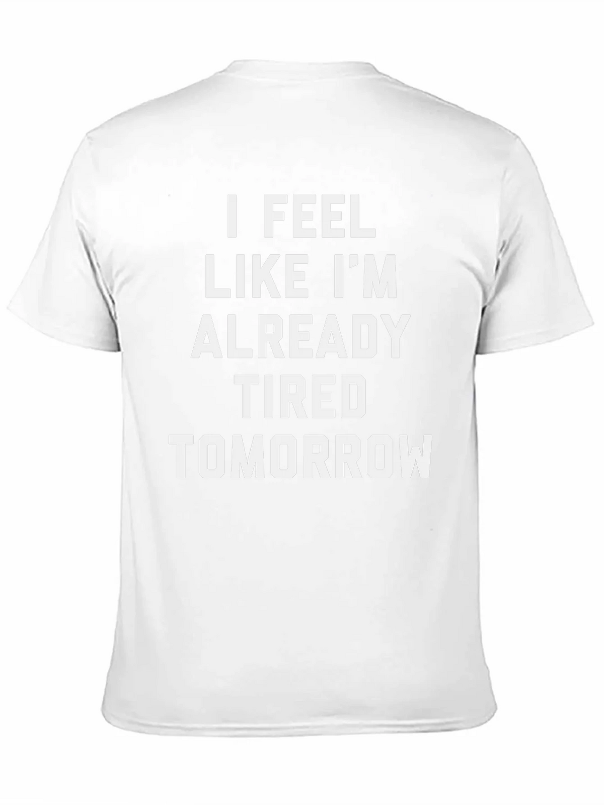 Funny Tired Tomorrow Black Graphic T-Shirt product image 10