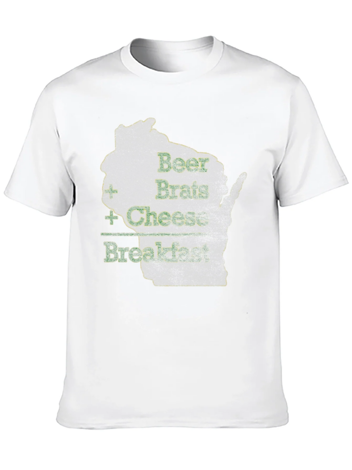 Beer Brats Cheese Breakfast Graphic Tee product image 7
