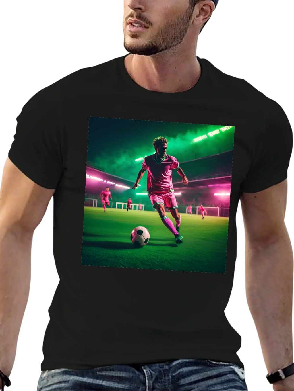 Soccer Player Graphic Tee - Stylish & Comfortable product image 2