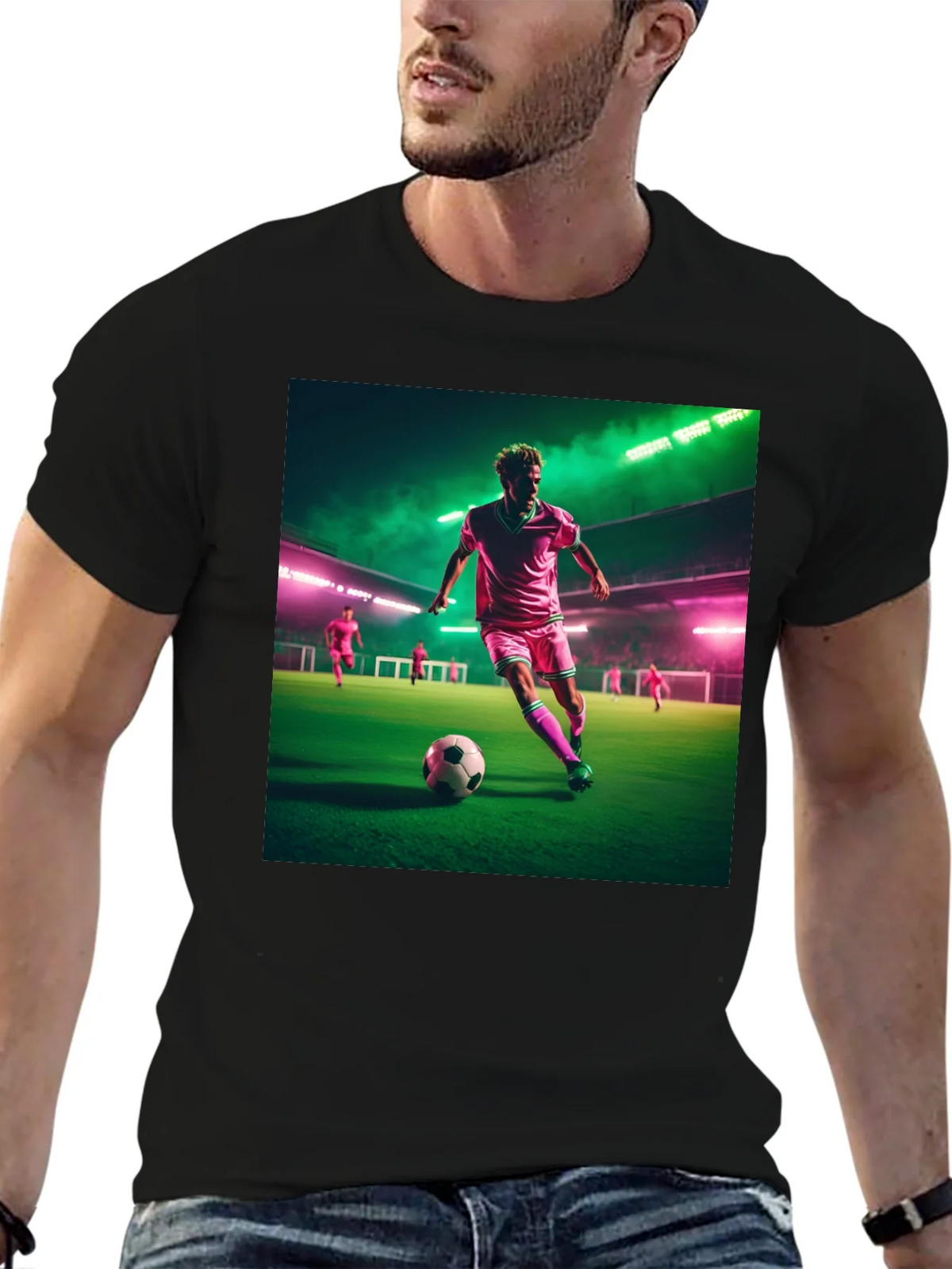 Soccer Player Graphic Tee - Stylish & Comfortable product image 2
