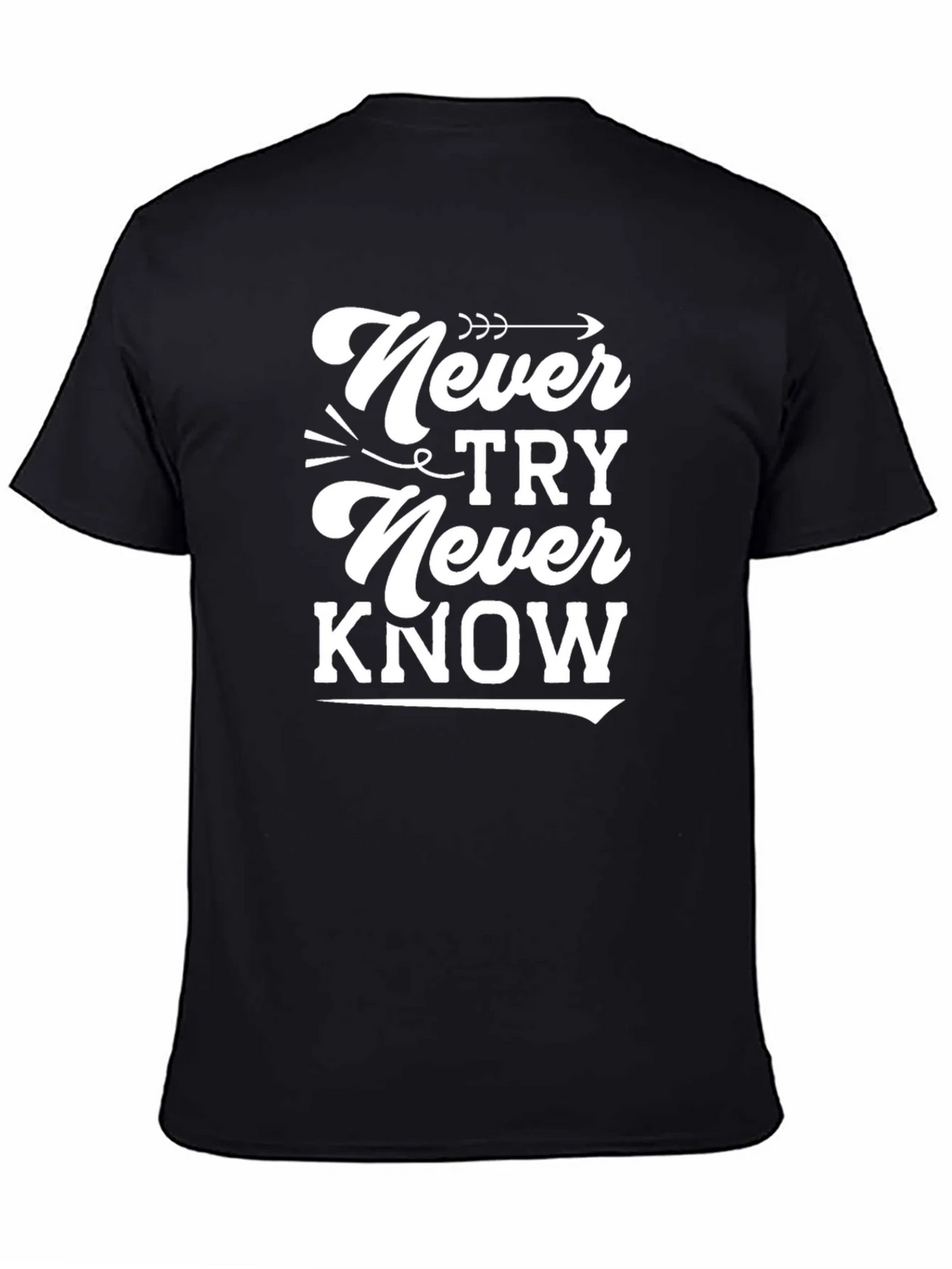 Never Try Know Graphic Tee product image 4
