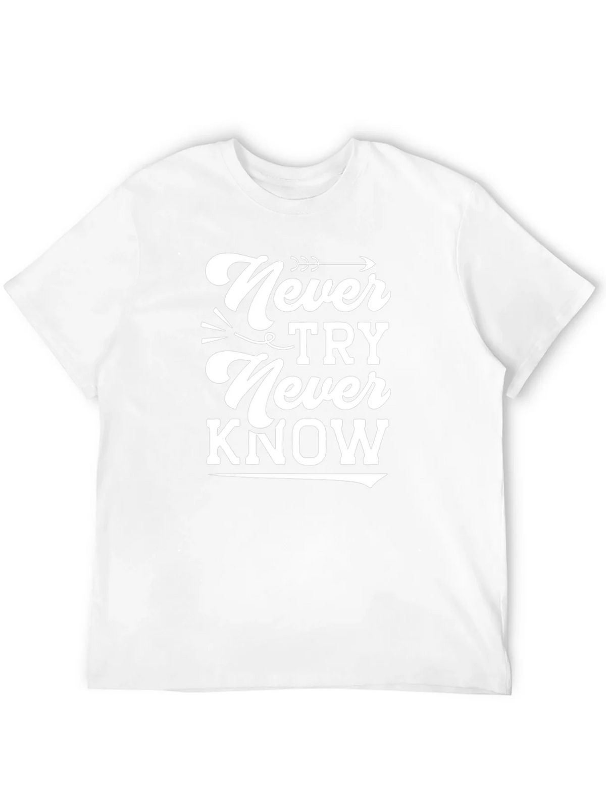 Never Try Know Graphic Tee product image 11
