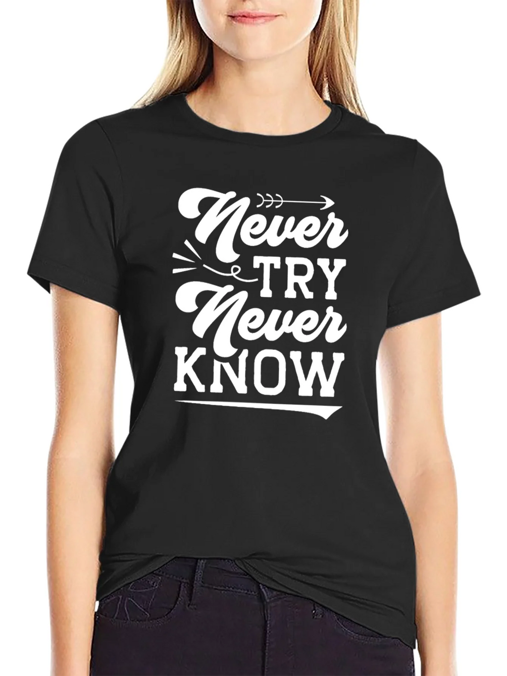Never Try Know Graphic Tee product image 2