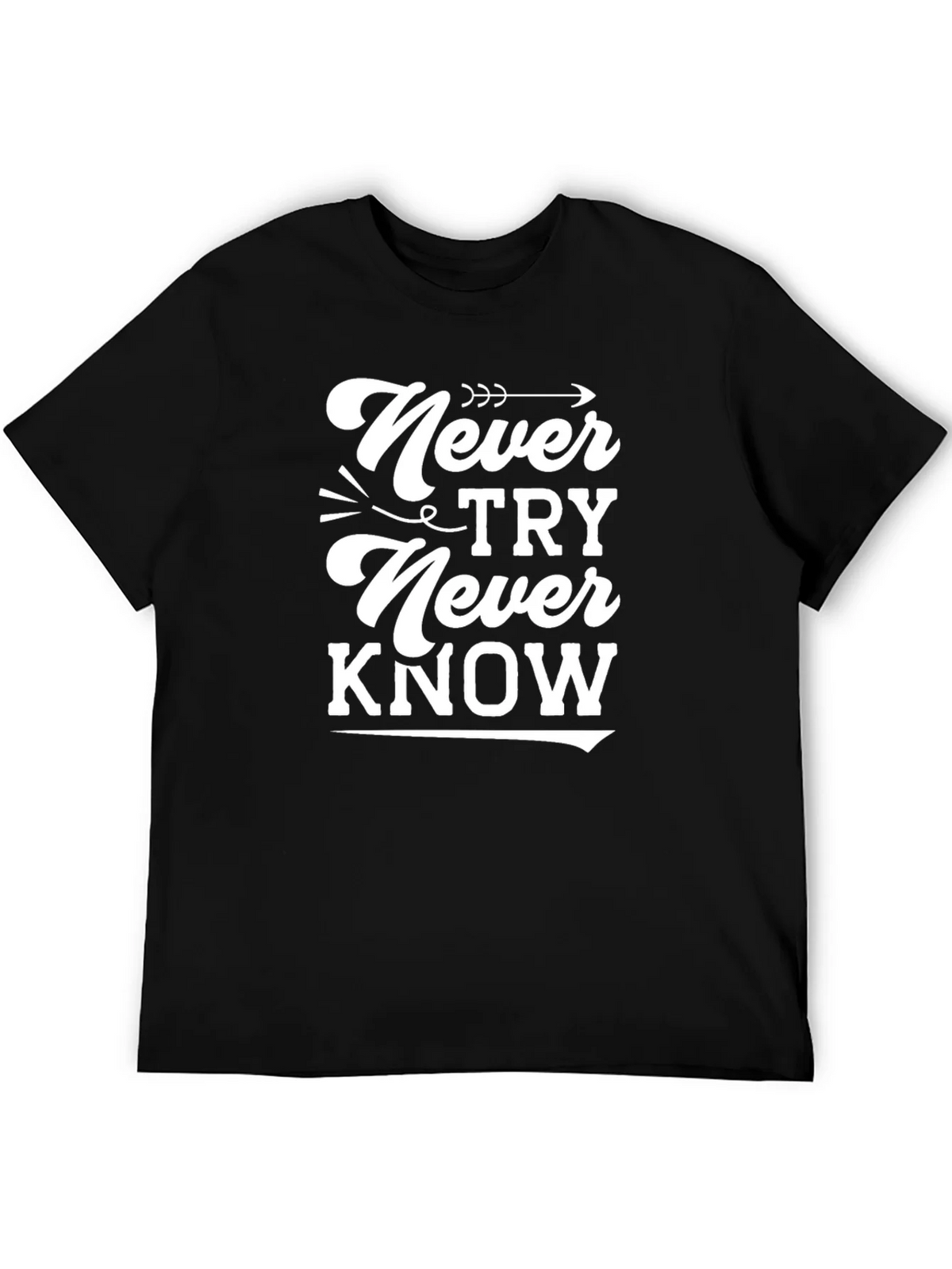 Never Try Know Graphic Tee product image 5