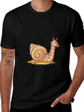 Giraffe Snail Graphic Tee product image 1