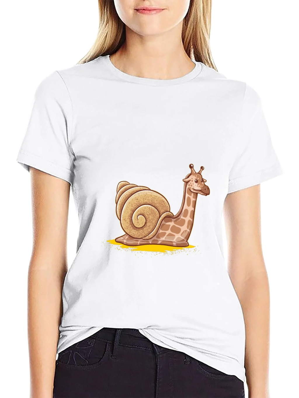 Giraffe Snail Graphic Tee product image 8