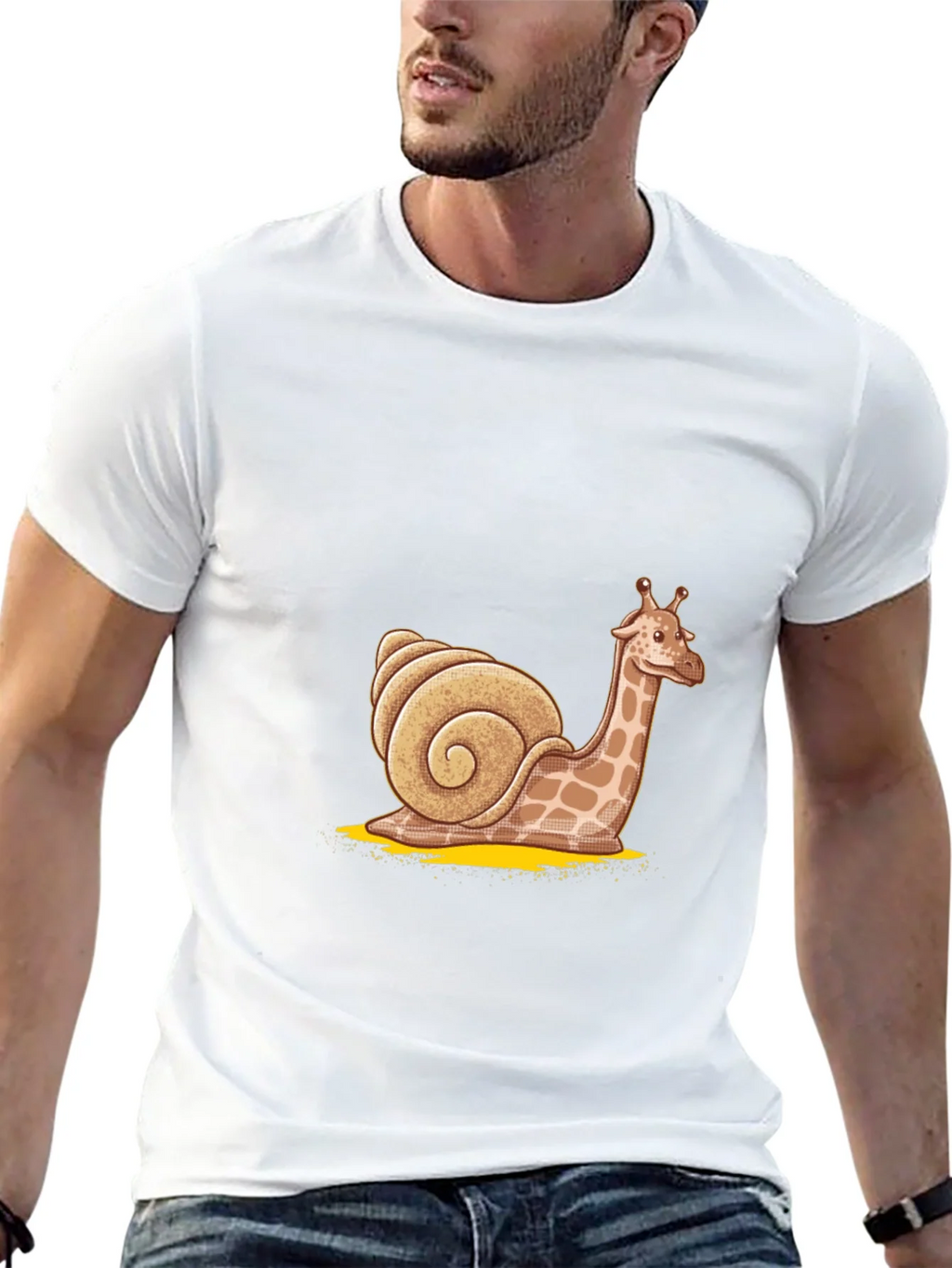 Giraffe Snail Graphic Tee product image 12