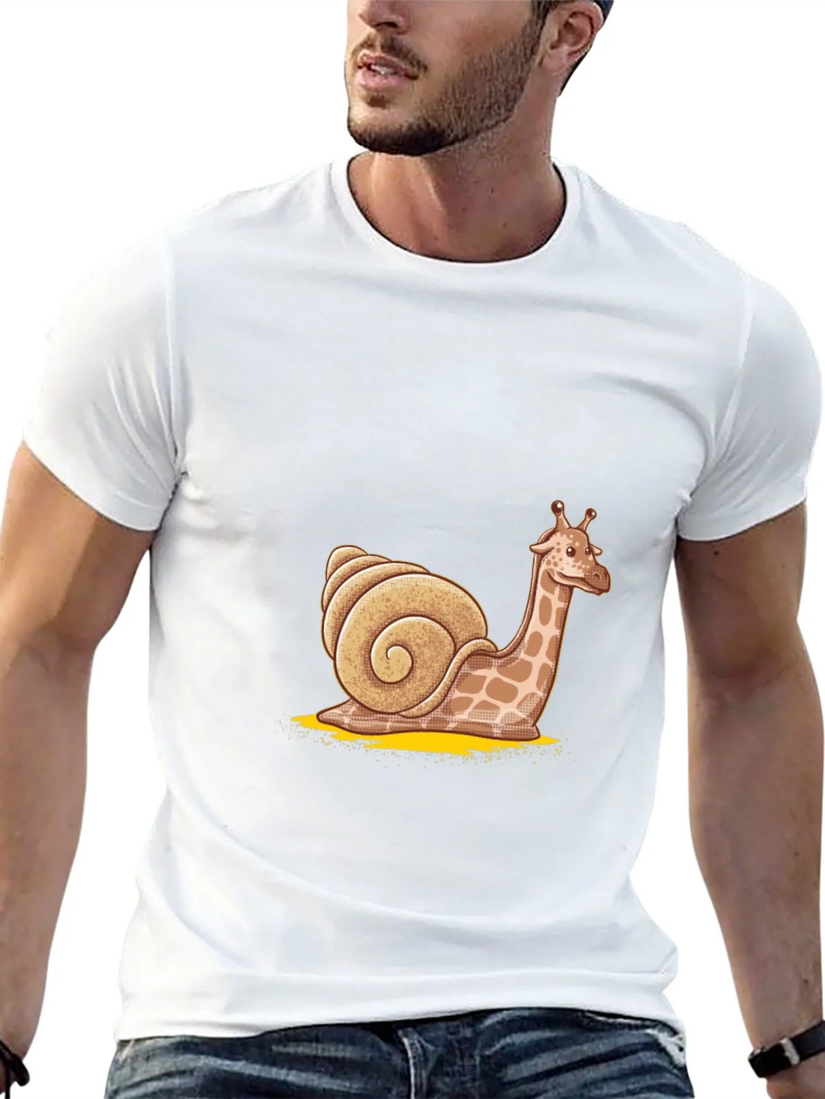 Giraffe Snail Graphic Tee product image 12