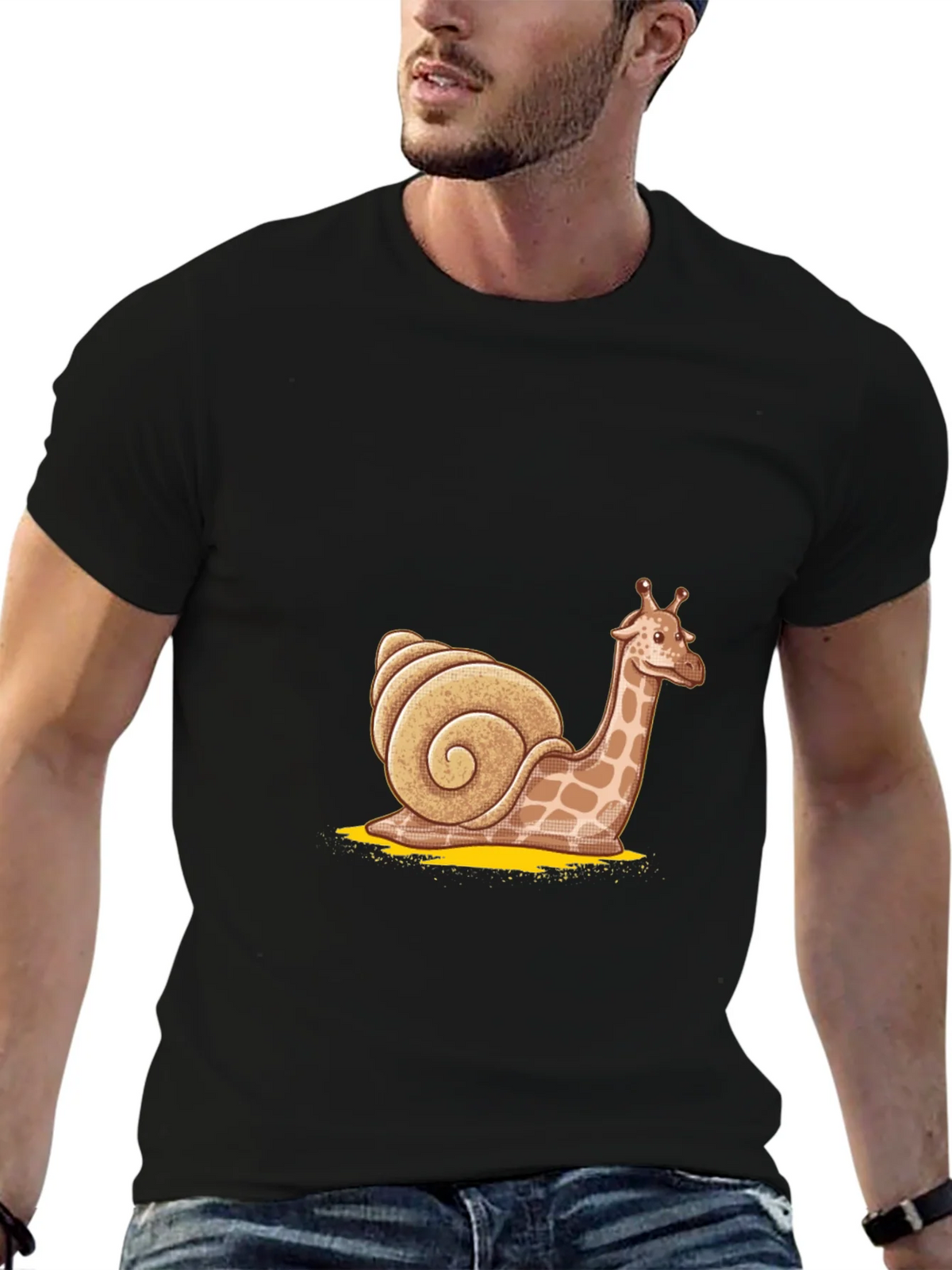 Giraffe Snail Graphic Tee product image 6