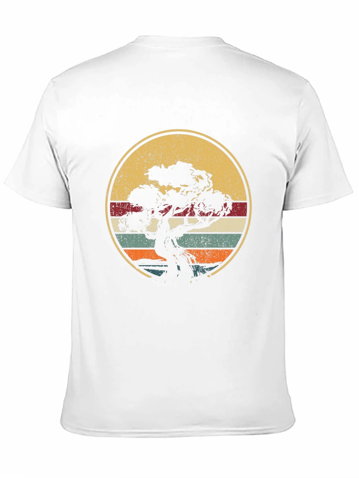Bonsai Tree Retro Sunset T-Shirt product image 10