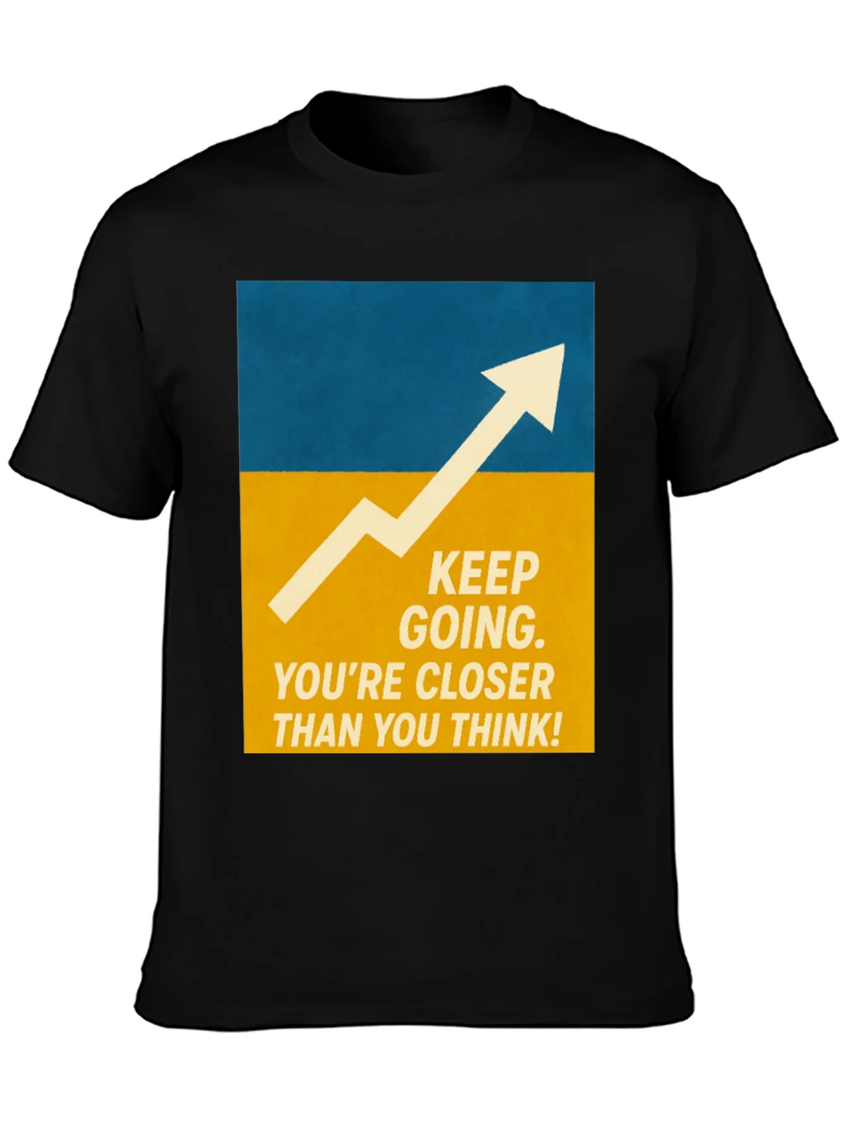 Motivational Graphic Tee - Keep Going! product image 2