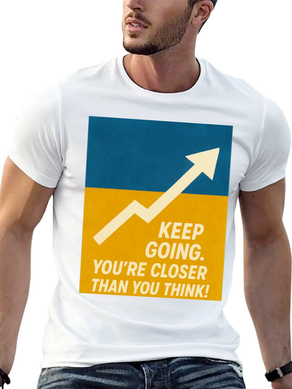 Motivational Graphic Tee - Keep Going! product image 6