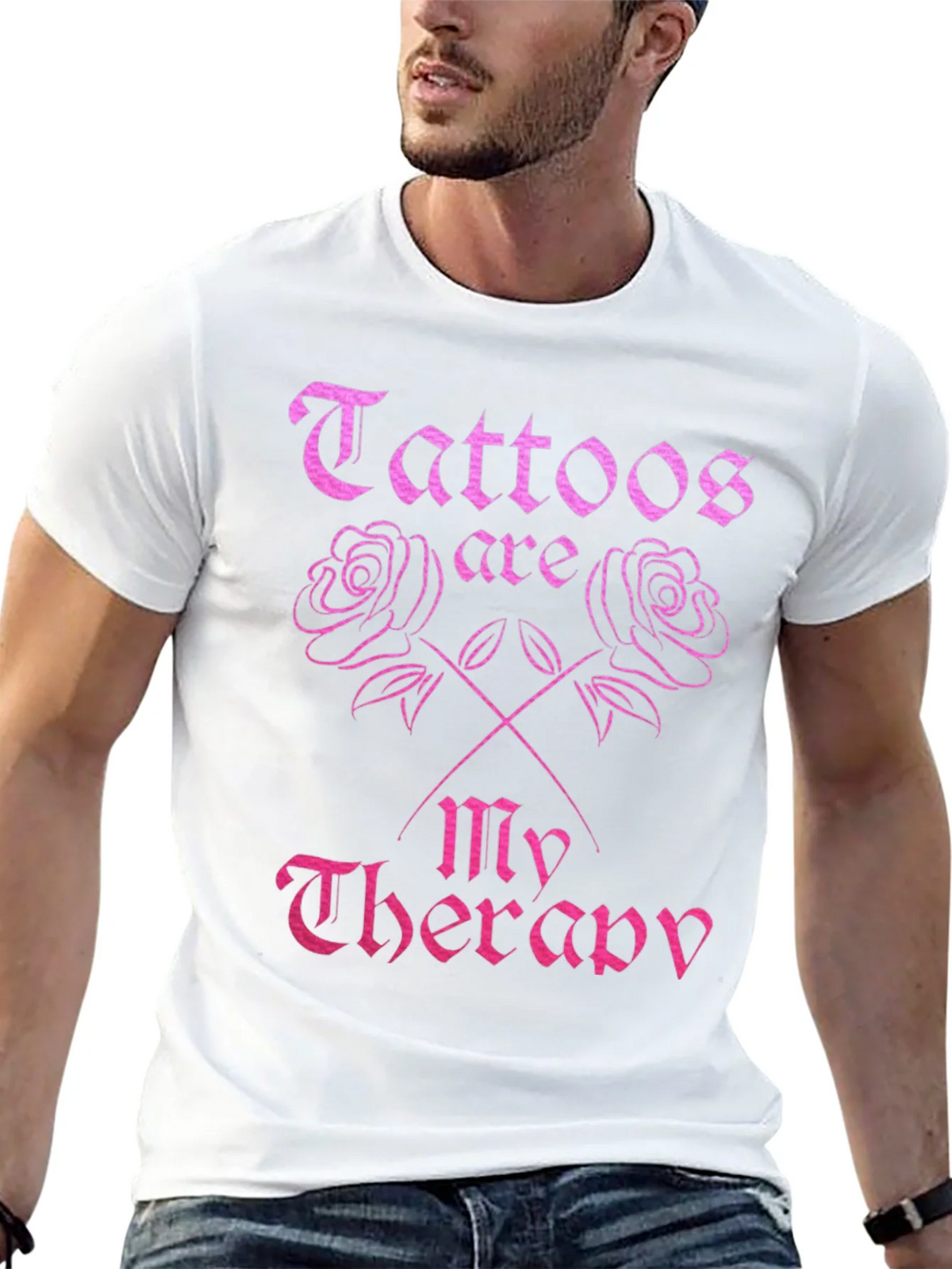 Tattoos are My Therapy Graphic Tee product image 10