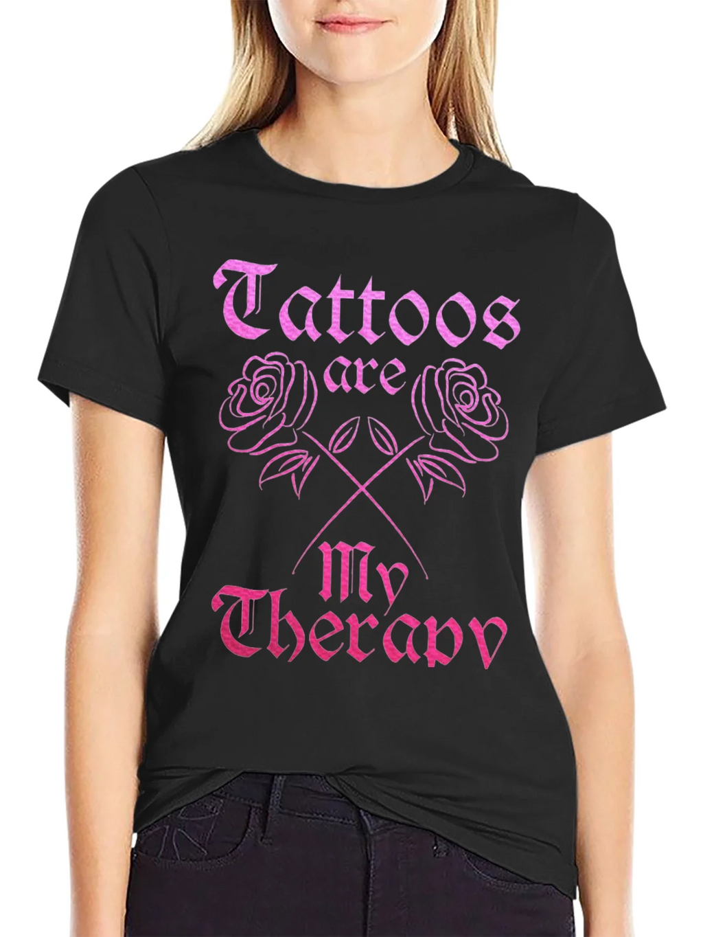 Tattoos are My Therapy Graphic Tee product image 2