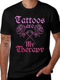 Tattoos are My Therapy Graphic Tee product image 1