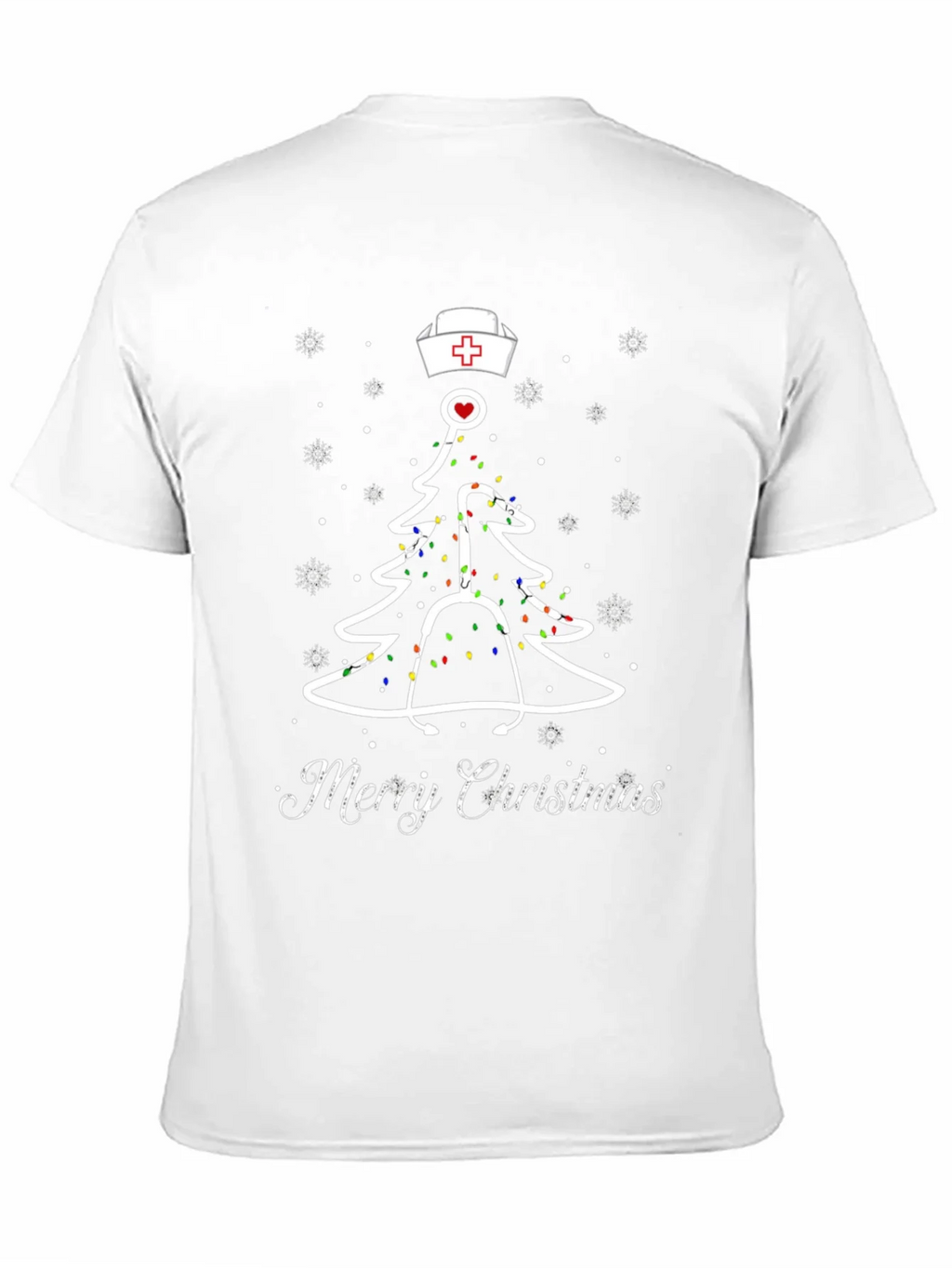 Nurse Christmas Tree T-Shirt product image 9