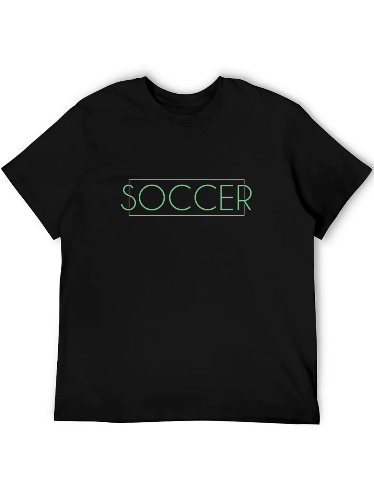 Soccer Graphic Tee - Mens Black Short Sleeve Shirt product image 2