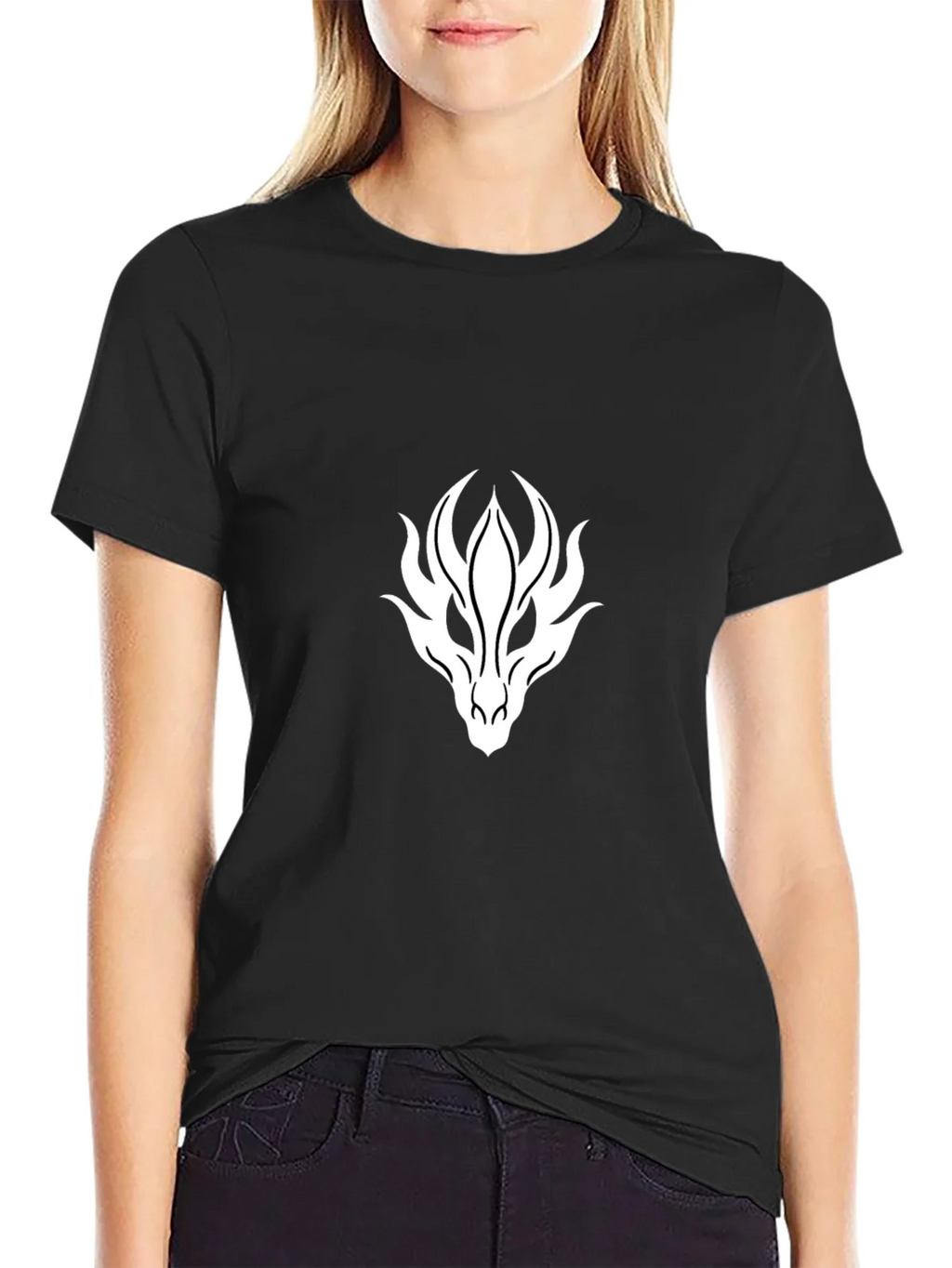 Dragon Emblem Black T-Shirt product image 1