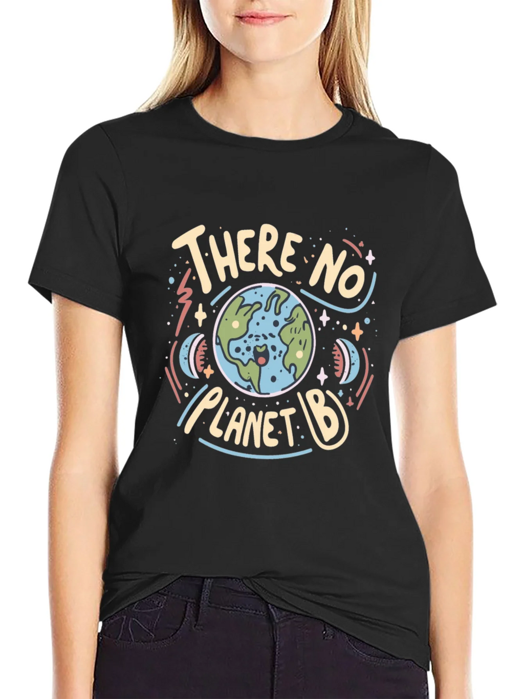 Eco-Friendly Earth Day T-Shirt - There is No Planet B product image 2