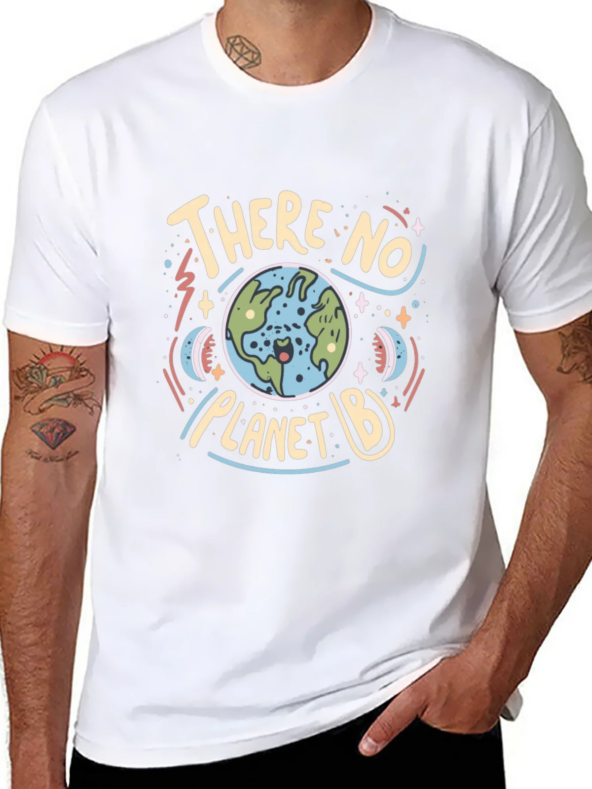 Eco-Friendly Earth Day T-Shirt - There is No Planet B product image 7