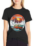 More Camping Less Stress Graphic Tee product image 1